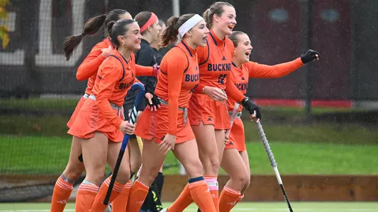 Field Hockey Victory Celebration
