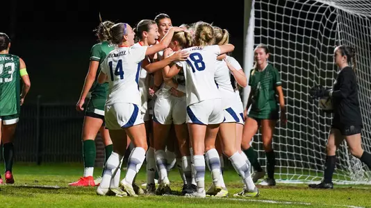 Women's Soccer Goal Celebration