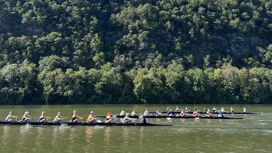 Bucknell Rowing on the Susquehanna River