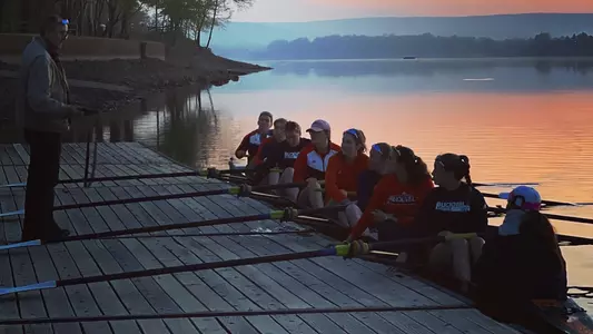 Bucknell Rowing on the Susquehanna River