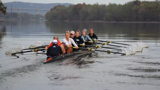 Bucknell Rowing on the Susquehanna River
