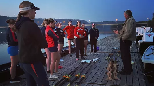 Bucknell Rowing on the Susquehanna River