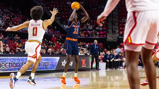 Images from the Bucknell Bison vs Maryland Terrapins mens basketball matchup on Wednesday, November 27 2024 at Xfinity Center, in College Park,MD. The Bison started slow and battled hard all the way to the end but the Terps picked up a 91-67 win.