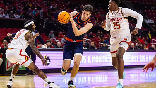 Images from the Bucknell Bison vs Maryland Terrapins mens basketball matchup on Wednesday, November 27 2024 at Xfinity Center, in College Park,MD. The Bison started slow and battled hard all the way to the end but the Terps picked up a 91-67 win.