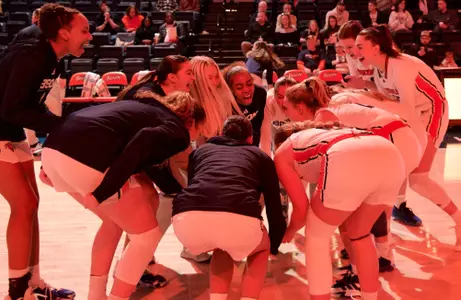 Team Huddle in Lights WBB