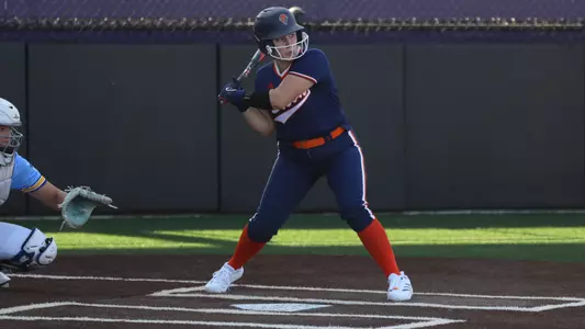 MaKenzie Hilling Action Shot versus McNeese State