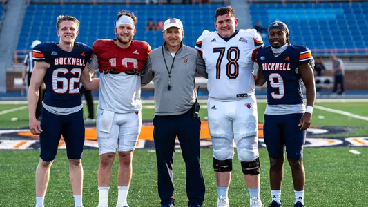 2025 Football Captains with head coach