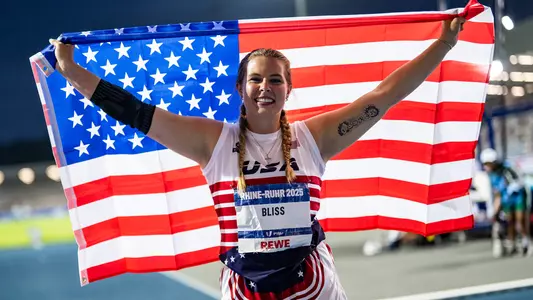 Evelyn Bliss American Flag