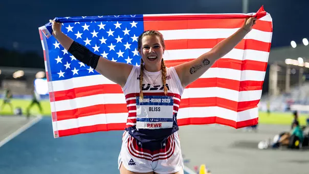 Evelyn Bliss American Flag