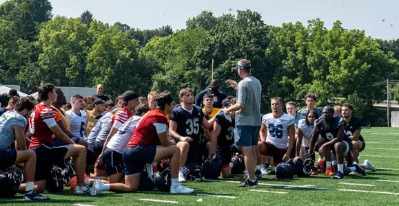 Football Summer Practice Huddle