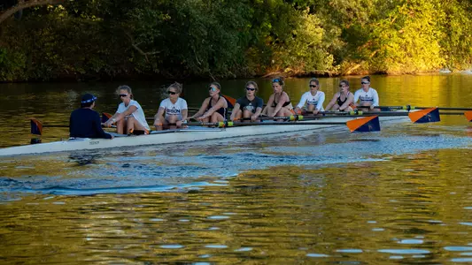 Varsity Eight at Practice on the Susquehanna