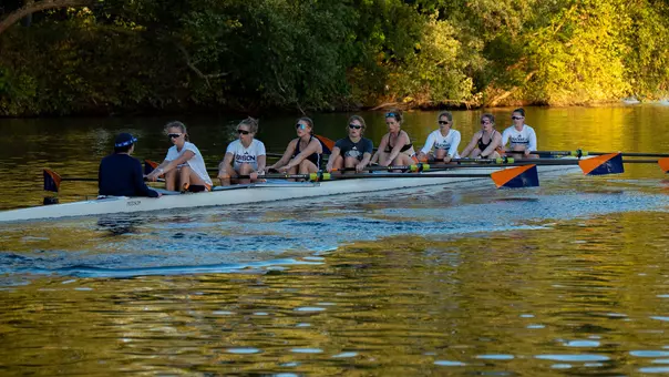 Varsity Eight at Practice on the Susquehanna