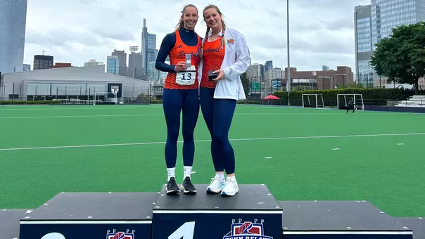 Evelyn Bliss & Brylee Tereska Penn Relays Podium