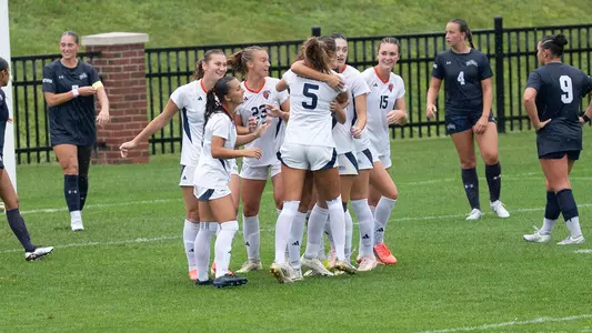 Women's Soccer Goal Celebration