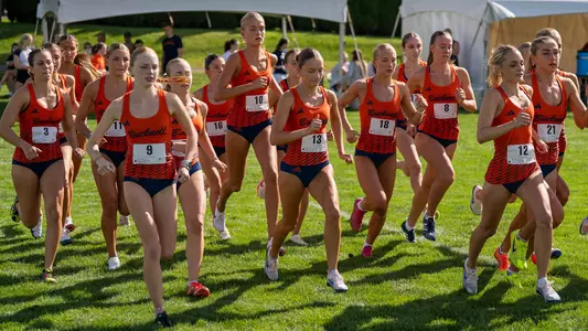 Women's XC Meet Starting Line