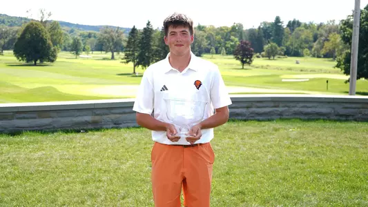 Charlie Barrickman with trophy