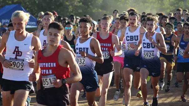 CBU men's cross country team wins UCR Invitational.