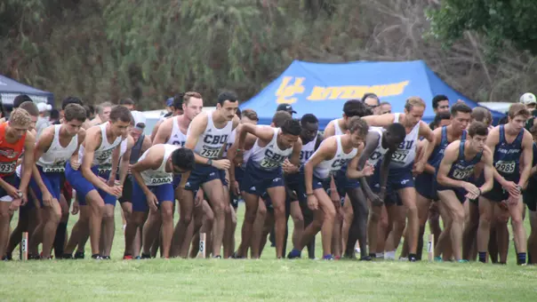 CBU men's cross country team races in first-ever DI competition.