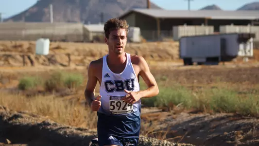 Simon Bedard led the Lancers at the Roy Griak Meet