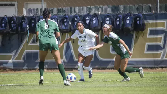 Desarae Felix scores the lone goal against MVSU.