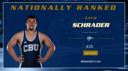 Zach Schrader Nationally Ranked