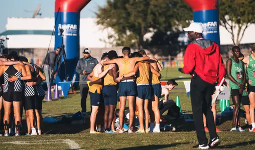 Men's Team Huddle