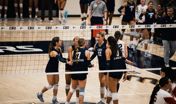 Volleyball Team Huddle