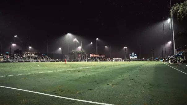 CBU Soccer Stadium Rain