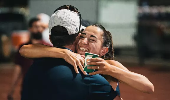 Petra and Sean Hugging