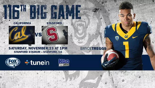 Cal Visits Stanford Saturday For 116th Big Game