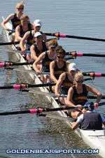 No. 9 Cal Varsity 8 Wins Twice on Day 1 of Pac-10 Challenge