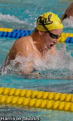 Leverenz Leads Cal Past Stanford in Last Home Meet