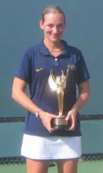 Babos Wins Singles Title in All-American Championships