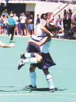 Field Hockey Upends Stanford, 2-1