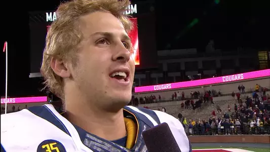 Pac-12 Networks still of Jared Goff