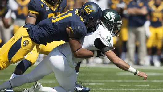Todd Barr sack, fumble vs. Sac State 2014