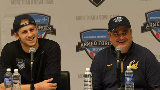 Goff, Dykes postgame press conference - 2015 Armed Forces Bowl