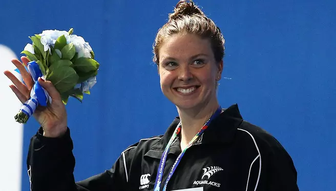 Silver Medal for Lauren Boyle in 1500m Free