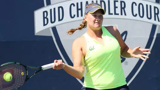 Klara Fabikova clinched Cal's trip to Tulsa in her last match in Berkeley.