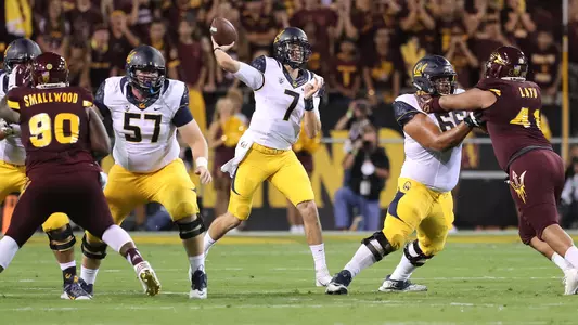 Davis Webb pass at ASU 2016