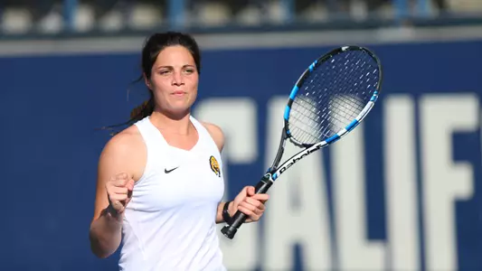 Maya Jansen clinched Cal's win over Missouri in the ITA Kick-Off Weekend final.