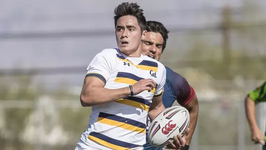 Elliot Webb vs. Arizona in the 2017 PAC 7s tournament final.