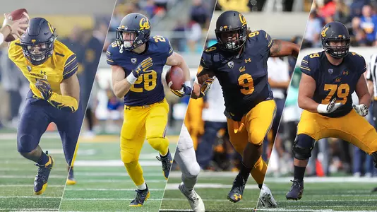 2017-12-05 All-Pac-12 Honorable Mention - Devante Downs, Patrick Laird, James Looney And Patrick Mekari