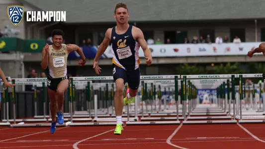 Ashtyn Davis Pac-12 hurdles champion