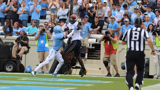 Jordan Veasy TD catch at North Carolina 2017