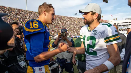 2018-10-28 Jared Goff And Aaron Rodgers