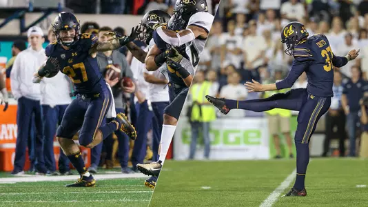 2018-11-26 Ashtyn Davis And Steven Coutts Pac-12 Defensive And Special Teams Players Of The Week