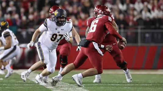 Aaron Maldonado pass rush at Washington State 2018