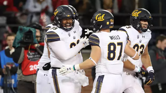 Malik McMorris TD celebrate at Washington State 2018