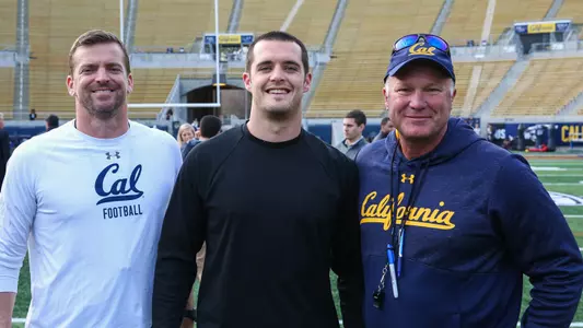 2018-03-19 Justin Wilcox, Derek Carr And Tim DeRuyter